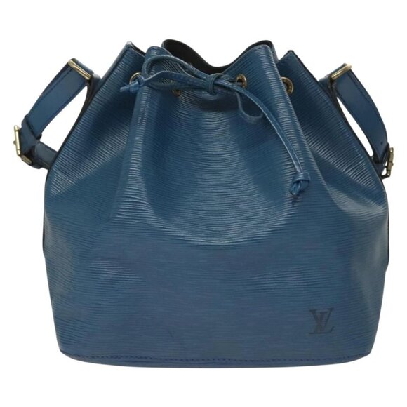 LOUIS VUITTON Epi Petit Noe Shoulder Bag Blue M44105 LV Auth 132303 - Picture 11 of 16